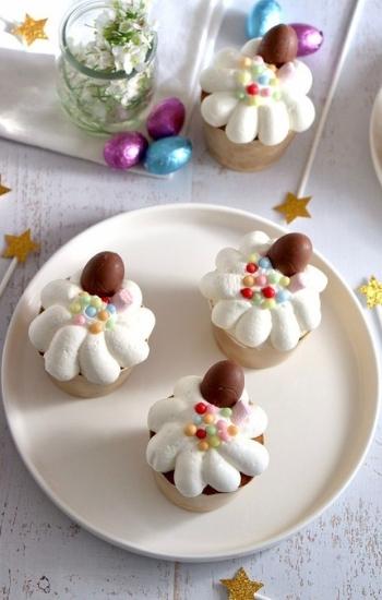 Recette pâtissière de Pâques Cupcakes