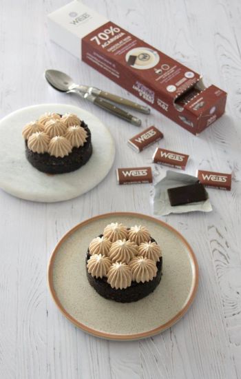 Recette de tartelettes chocolat noir et café