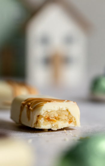 l'intérieur d'un popscicle au chocolat blanc pâques 2024