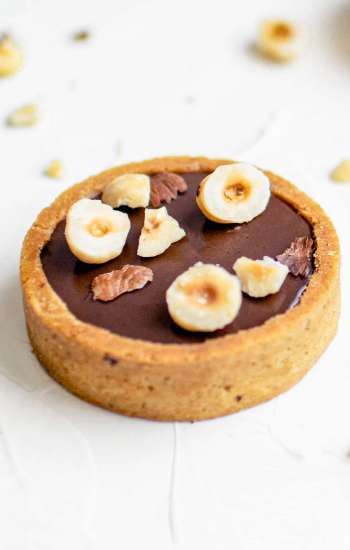 Recette Tartelettes chocolat gianduja Weiss noisettes