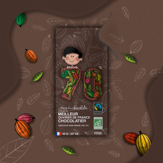 Chocolat noir grand cru 70% Weiss