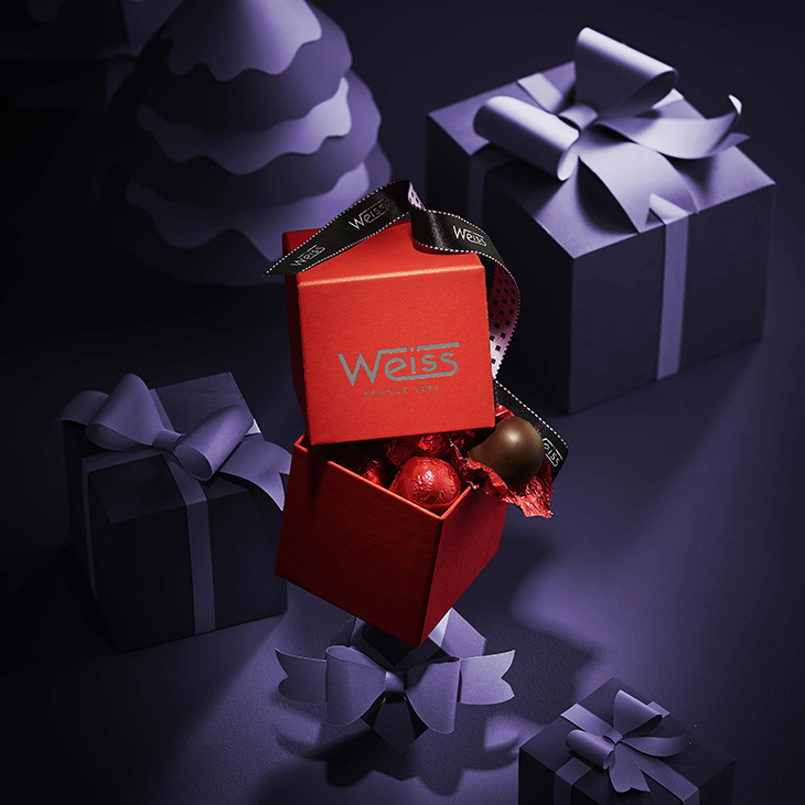 Griottes enrobées de chocolat - Chocolaterie Weiss