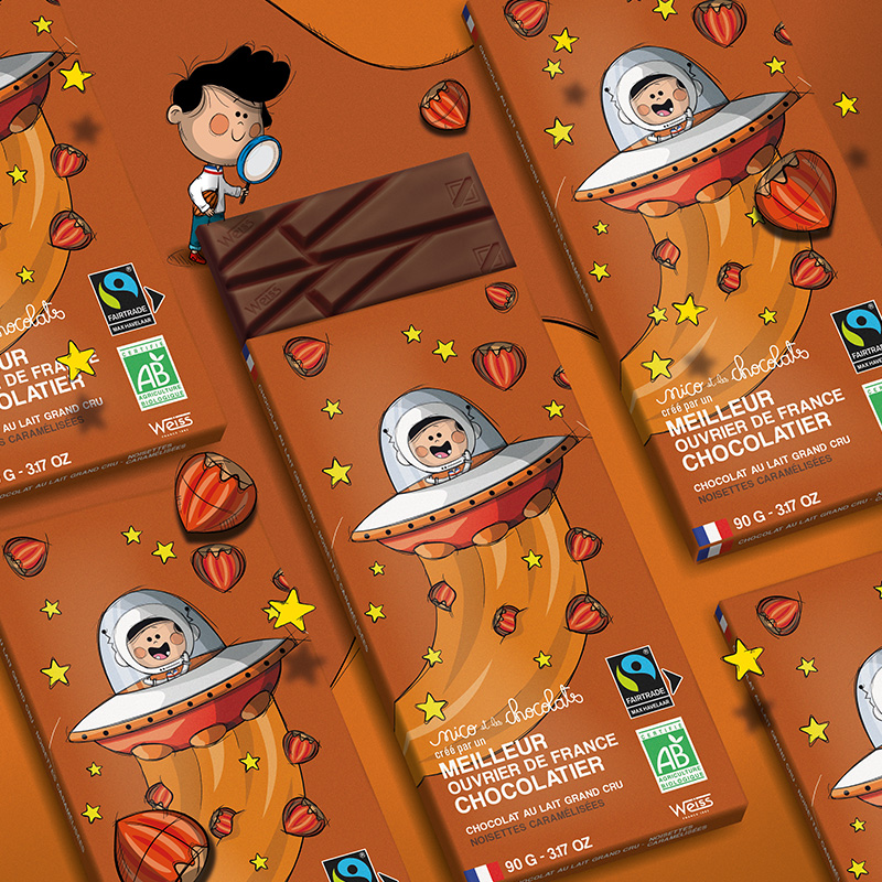 tablette lait cadeau petit prix enseignant professeur 2024
