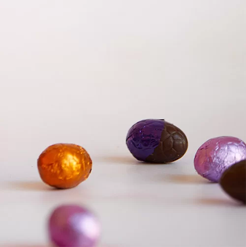 oeufs pliés chocolat pâques 2024