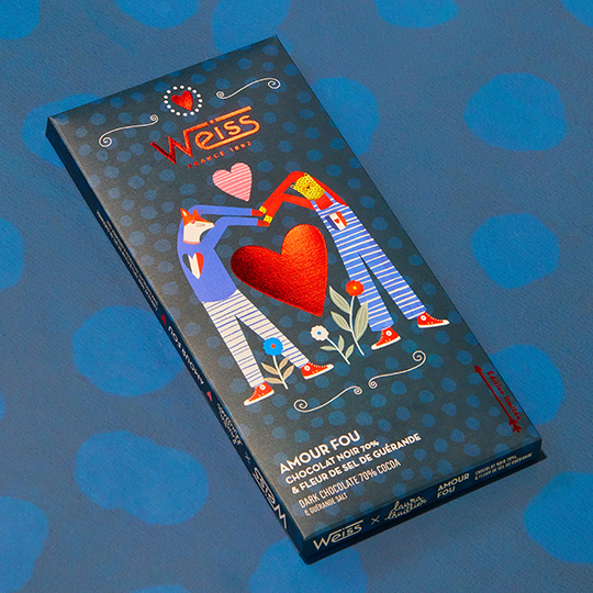 Tablette chocolat noir fête des pères petit budget amour 