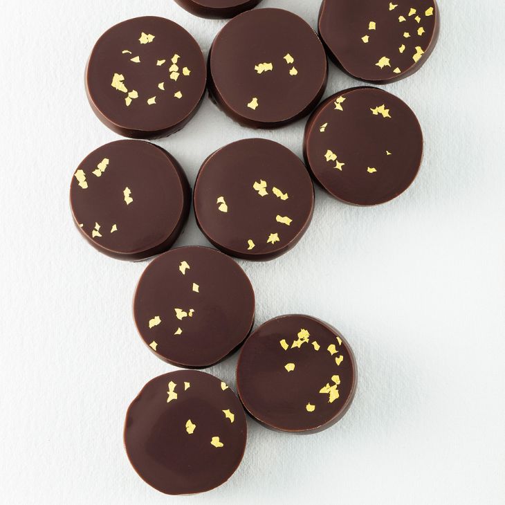 Chocolat noir palet or