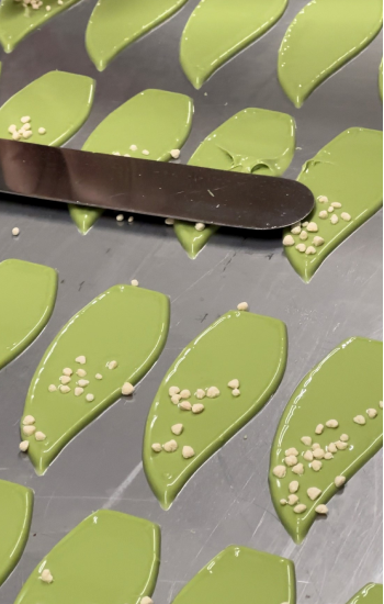 Muguet de la maison Weiss en chocolat et praliné fondant