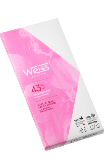 Tablette chocolat au lait MAhoe Weiss
