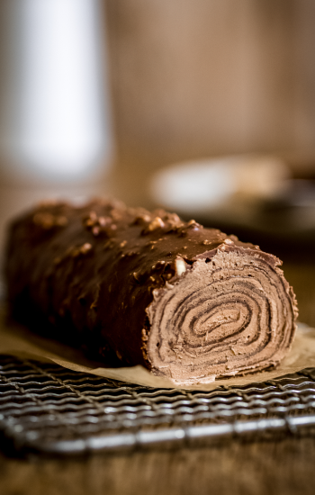Crêpes roll glaçage rocher facile à faire