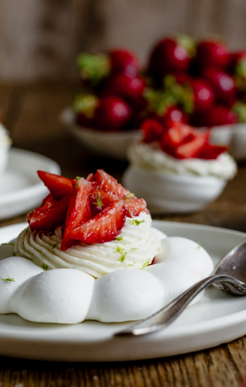 Recette été Pavlova chocolat blanc Weiss