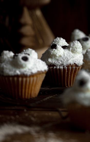 Recette de Cupcakes ourson avec un coeur pâte à tartiner Weiss