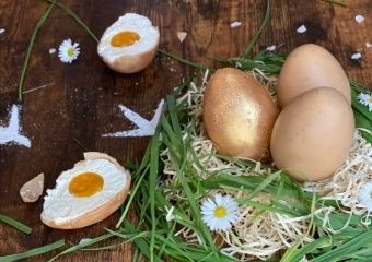 Recette d'Œufs en Or Chocolat Blanc