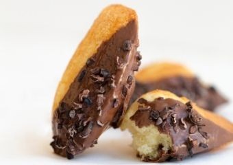 Recette de madeleines chocolat au lait
