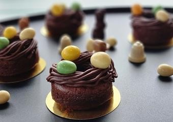Recette de nid de Pâques chocolat noir