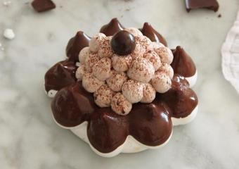 Recette de meringues chocolat et pâte à tartiner