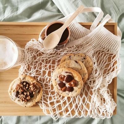 Recette de cookies chocolat, praliné & pâte à tartiner Weiss