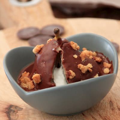 Recette poires chocolat & fromage