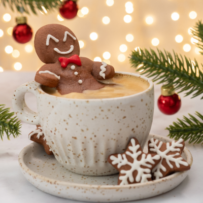 Recette de bonhomme au pain d’épice et chocolat Weiss