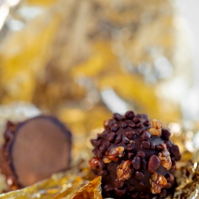 Recette de truffes chocolat et praliné