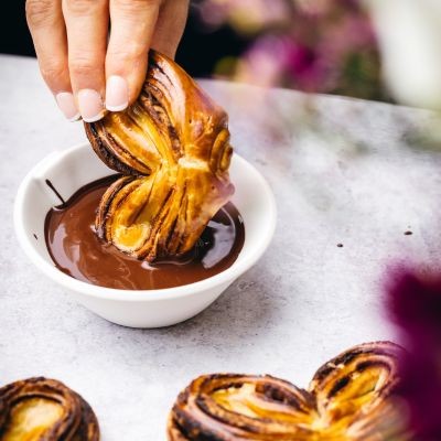 Recette Palmiers Coeur Pâte à tartiner