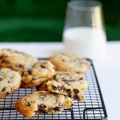 Recette de cookies aux pépites de chocolat noir