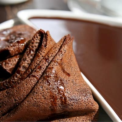 Recette de crêpes au chocolat
