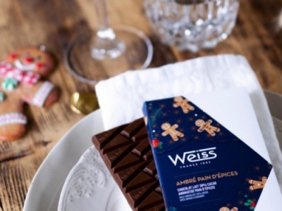 Une décoration de table chocolatée pour Noël