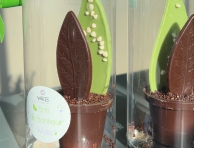 1er mai : offrez un brin de muguet en chocolat et praliné Weiss !