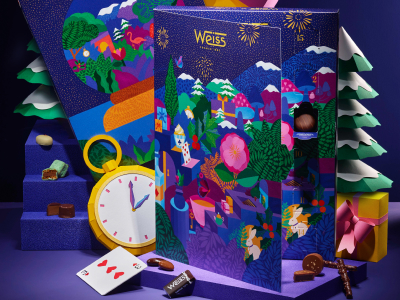 Calendrier de l'avent Noël 2024 : l'univers merveilleux de la Chocolaterie franç