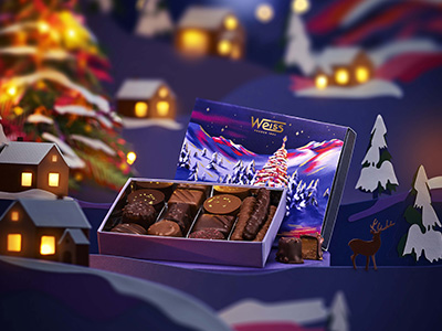 3 façons d’inclure du chocolat Weiss de Noël dans votre décoration de Noël