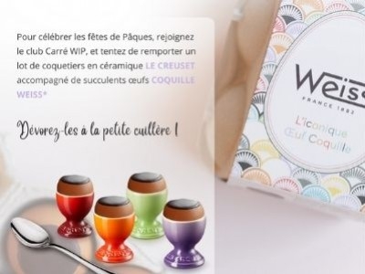 Le jeu concours Weiss x Le Creuset est aussi disponible en boutique